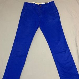 Hollister blue khakis/chino pants 28x30